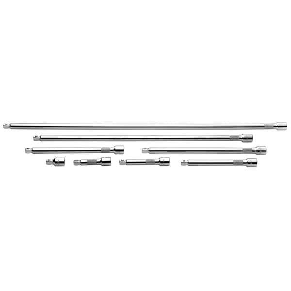 Sk Professional Tools Wobble Extension Set 3/8" Dr, 1 1/2 in, 3 in, 4 in, 6 in, 8 in, 10 in, 18 in, 24 in L, 8 Pieces - 4539