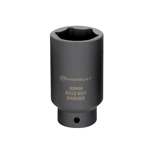 Powerbuilt 1/2" Drive X 30Mm Axle Nut Socket - 648469
