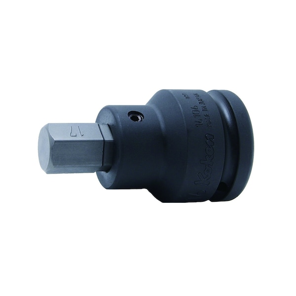 Ko-Ken Bit Socket 17mm Hex 76mm 3/4 Sq. Drive - 16106.16-17