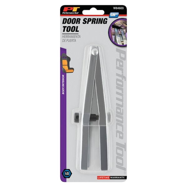 Perform Tool Door Hinge Spring Tool Use With 1/2 In Wrench Or Socket; Alloy Steel; Use To Remove And Install - W84603
