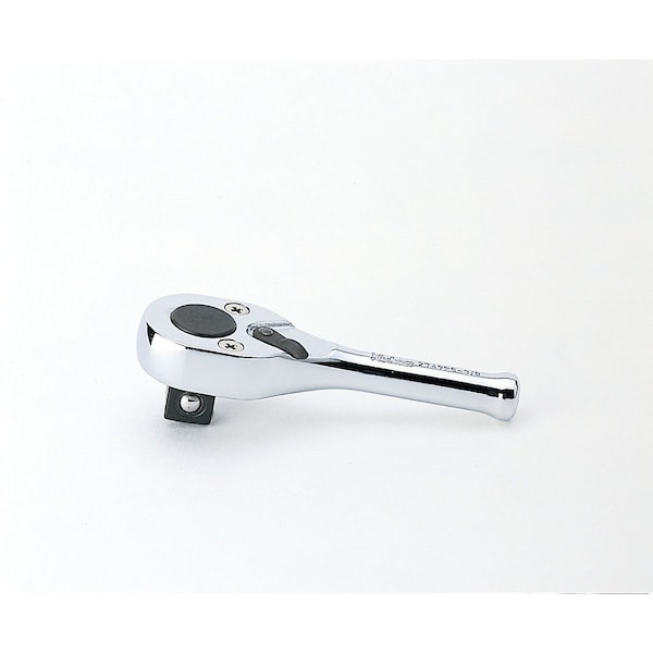 Ko-Ken Ratchet Handle 24 teeth Short 75mm Polished Handle 3/8 Sq. Drive - 2749PS-3/8