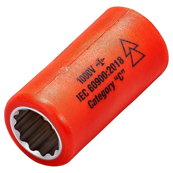 Itl 3/8 in Drive Insulated Socket 1/2 in, 12 pt, SAE - 01725