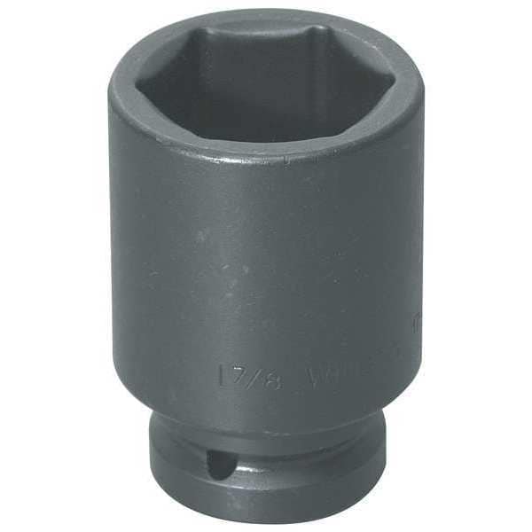 Williams 1" Drive Impact Socket Black Industrial, Deep 1" D, 6-Point 1-1/16 - 17-634