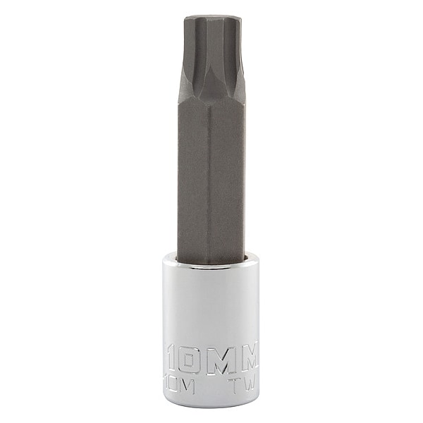 Proto 3/8 in Drive Hex Socket Bit Metric 10 mm Tip, 2 3/4 in L - J4990R-10M