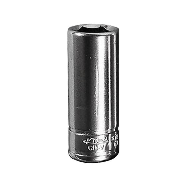 K-Tool International 1/4" Drive, 3/8" SAE Socket, 6 Points, Deep 6Pt, 1/4"Dr, 3/8 - KTI-21212