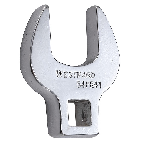 Westward Crowfoot Socket Wrench, 13/16" Socket, Crwft Wrnch, Stl, DrvSz 3/8", HdSz 13/16 - 54PR41