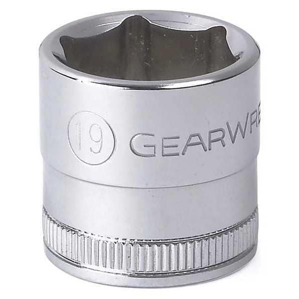 Gearwrench 3/8" Drive 6 Point Standard Metric Socket 19mm - 80387