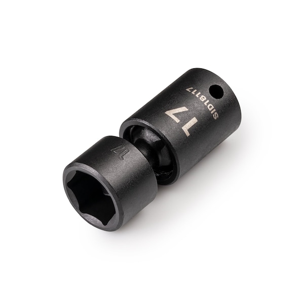 Tekton 3/8 in Drive Impact Universal Joint Socket 17 mm, Metric - SID18117