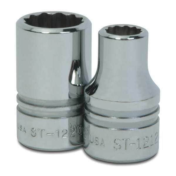 Williams 1/2" Drive, 25/32" SAE Socket, 12 Points, Standard 1/2"D, 12Pt, 25/32 - ST-1225