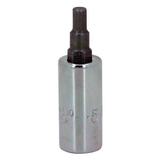 Sk Professional Tools 1/4 in Drive, 5mm Metric Socket, 6 Points, Socket Bit, Steel, 1/4 in, TpSz 5 mm - 44328