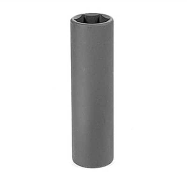 Grey Pneumatic 1/2" Drive, 1-1/2" Size, SAE Socket, 6 Points, Extra-Deep, 1/2" Drive, 1-1/2 - 2048XD