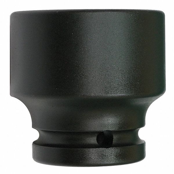 Westward WESTWARD Impact Socket, 1In Drive, 2-1/2In, 6pts, Black Oxide - 21WM32