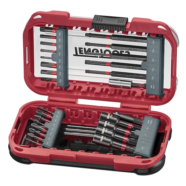 Teng Tools 1/4" Hex Drive Philips, Torx, Hex Impact Bits and Acce - TBBS127