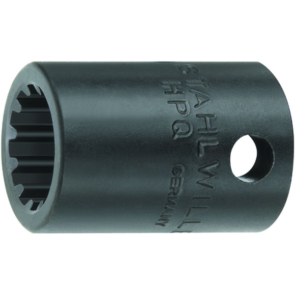 Stahlwille Tools 10 mm (3/8") Socket spline-drive Spline Size 7/16 " L.28 mm, 22410028 - 22410028