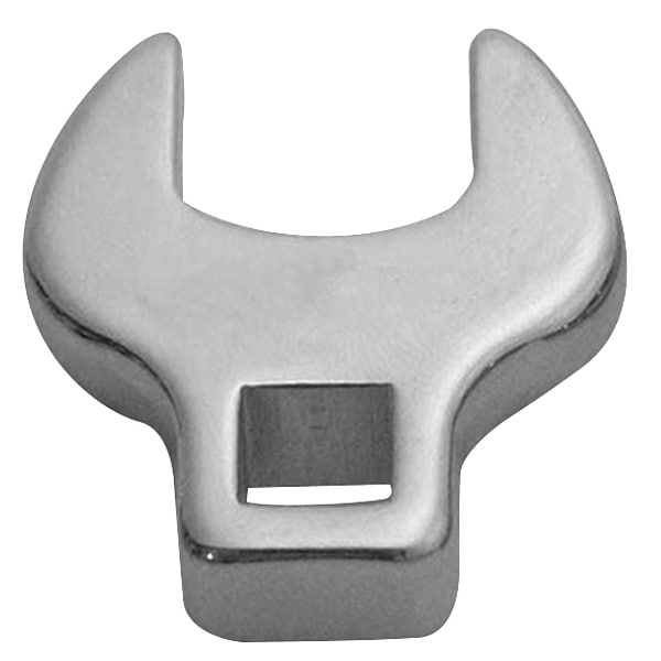 Westward Crowfoot Socket, Open End, 3/8" Drive, 21mm, Crwft Wrnch, Steel, DrvSz 3/8", HdSz 21mm - 1EYT1