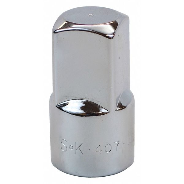 Sk Professional Tools Socket Adapter, 1/2" Female Sq, 3/4" Squar, Skt Adptr, Chrome, 1/2 in, 3/4 in - 407