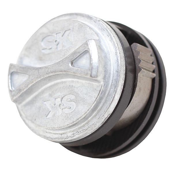 Sk Professional Tools 1/2" Drive 50 to 100 Geared Teeth Round Head Style Hand Ratchet, 2" L, Chrome Finish - 800740-2