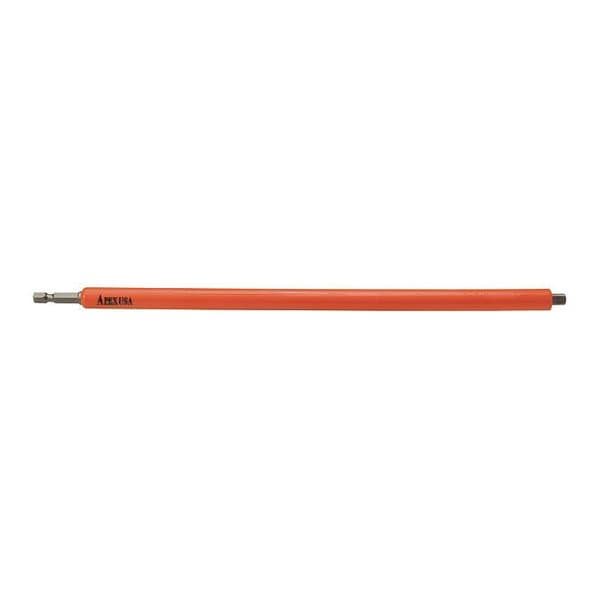 Apex Tool Group 1/4" Drive Impact Socket Extension, SAE, 1 pcs, Nylon Covered, 4" L - UG-EX-250-4
