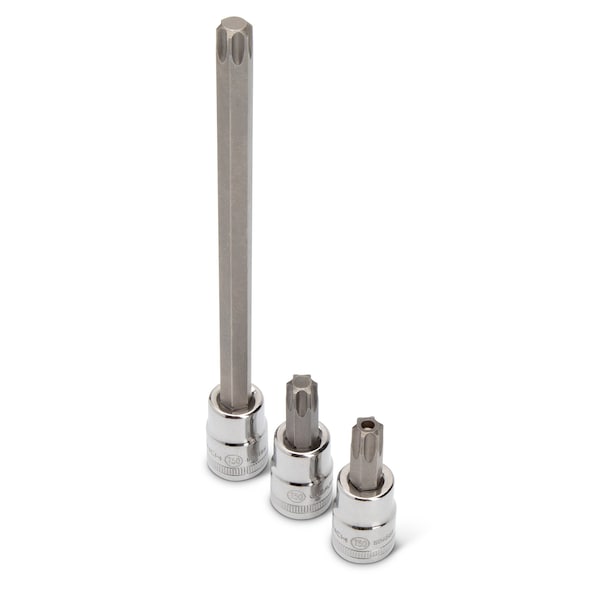 Gearwrench 84 Piece 1/4", 3/8" & 1/2" Drive Hex/Ball End Hex/Tamper Proof SAE/Metric Bit Set - 80742