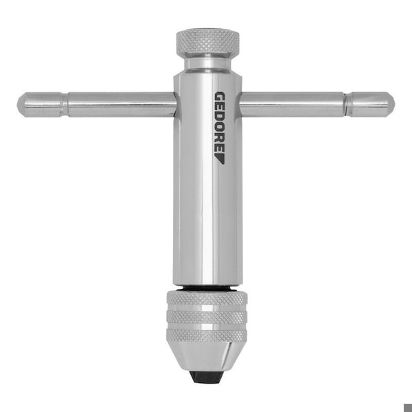 Gedore 110mm Tap Wrench, Ratchet, M5-M12, Chrome Plated - 8551 TGZ-2