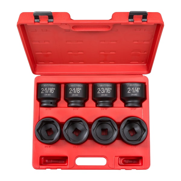 Tekton 3/4 Inch Drive 6-Point Impact Socket Set, 8-Piece (2-1/16 - 2-1/2 in.) - 4893