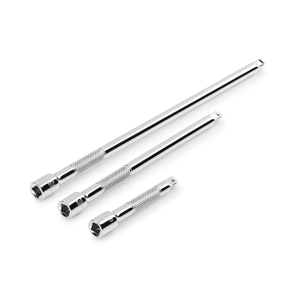 Tekton 1/4 Inch Drive Wobble Extension Set, 3-Piece (3, 6, 9 in.) - SHA90011