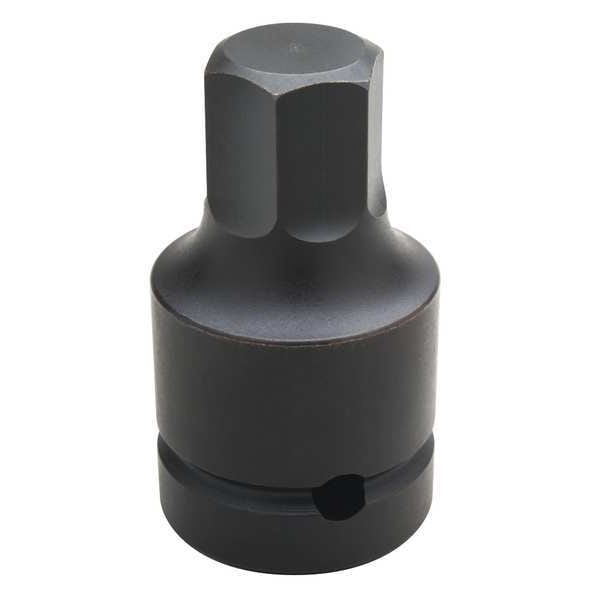Wright Tool 1" Drive, 5"L, Impact Socket, Black Oxide - 8228