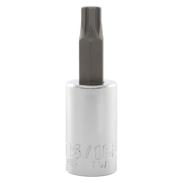 Proto 1/2 in Drive Hex Socket Bit SAE 5/16 in Tip, 2 3/4 in L - J5441R-5/16