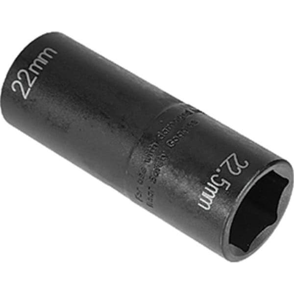 Light House Beauty 0.5 in. Drive x 22 x 22.5 mm Deep Length Flip Impact Socket - LI3645561