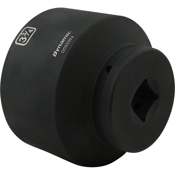 Dynamic 1" Drive Standard Socket, Black Phosphate, Tools 3-3/4" X 1" Drive, 6 Point Standard Length - D025394