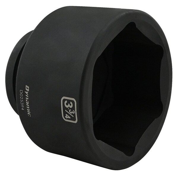 Dynamic 1" Drive Standard Socket, Black Phosphate, Tools 3-3/4" X 1" Drive, 6 Point Standard Length - D025394