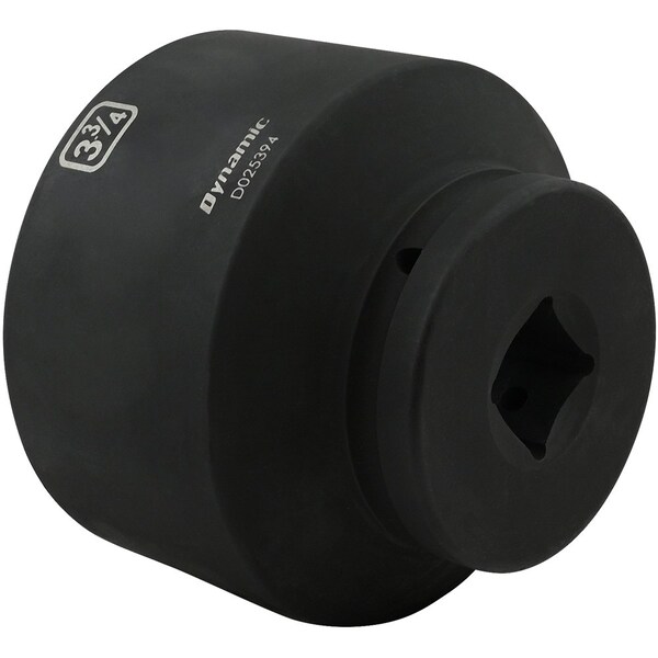 Dynamic 1" Drive Standard Socket, Black Phosphate, Tools 3-3/4" X 1" Drive, 6 Point Standard Length - D025394