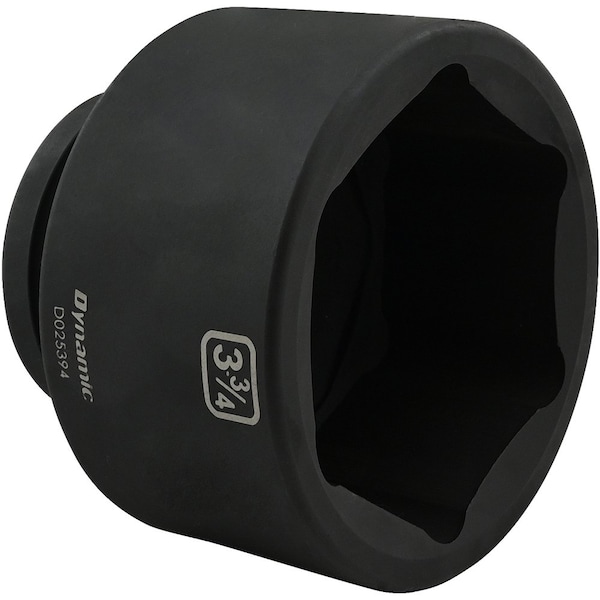 Dynamic 1" Drive Standard Socket, Black Phosphate, Tools 3-3/4" X 1" Drive, 6 Point Standard Length - D025394