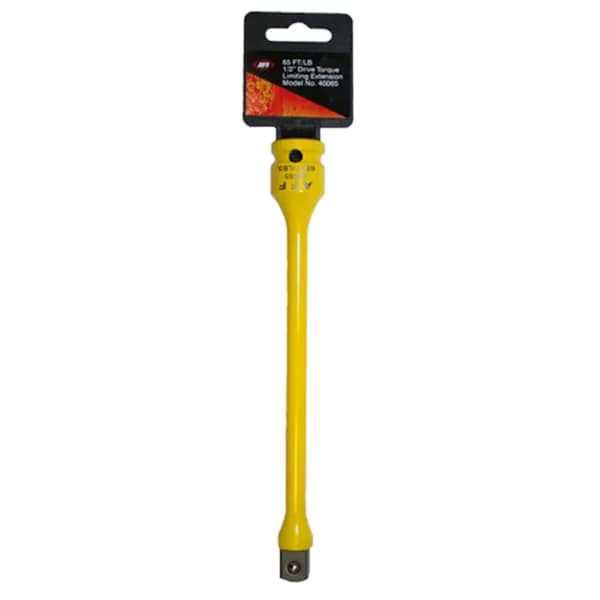 American Forge & Foundry 1/2 in Drive Torque Limiting Extension, Yellow, 65 ft-lbs 88 Nm - 40065