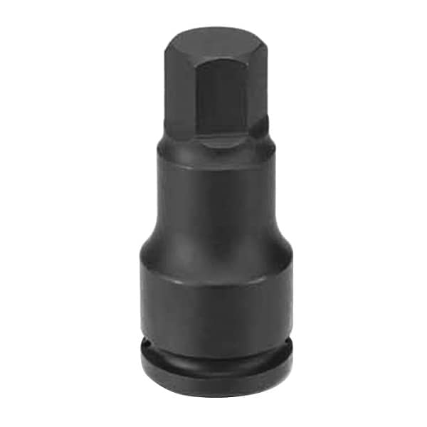 Grey Pneumatic 3/4" Drive Impact Socket Chrome plated, 27mm, 3/4"D, Impact, Hex Male, Blk - 3927M