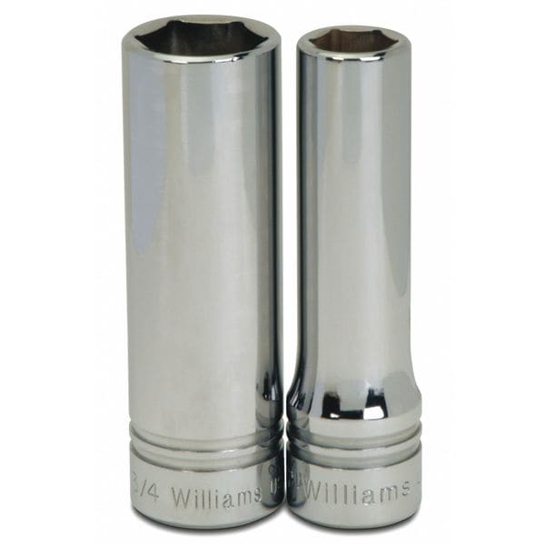 Williams 1/2" Drive, 15/16" SAE Socket, 6 Points, Deep 1/2" D, 6 Pt, 15/16 - SD-630