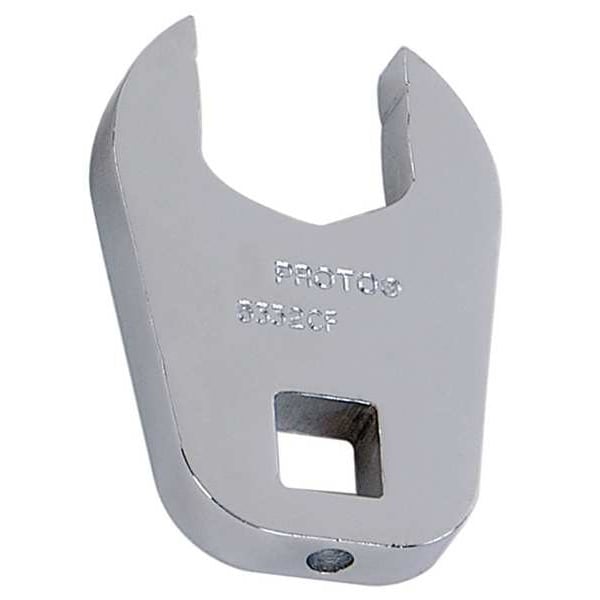 Proto 1/2" Drive, Metric 35mm Crowfoot Socket Wrench, Open End Head, Full Polish Finish - J5335MCF