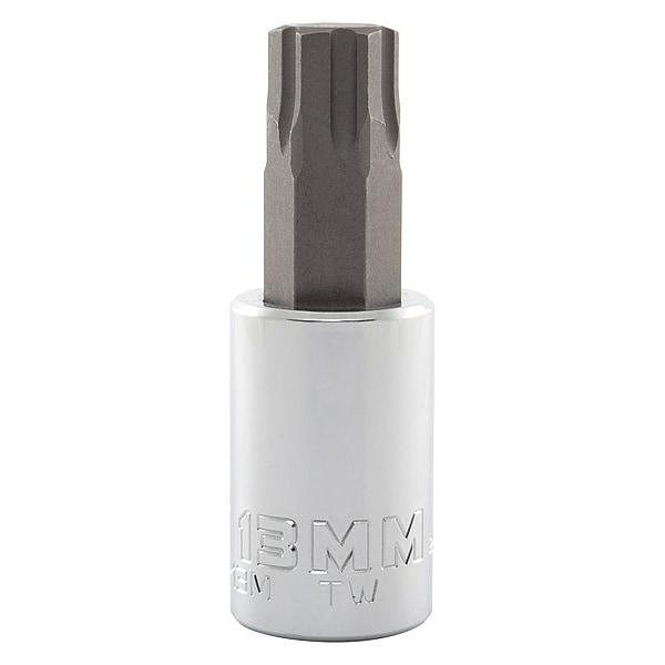 Proto 1/2 in Drive Hex Socket Bit SAE 13 mm Tip, 2 3/4 in L - J5441R-13M