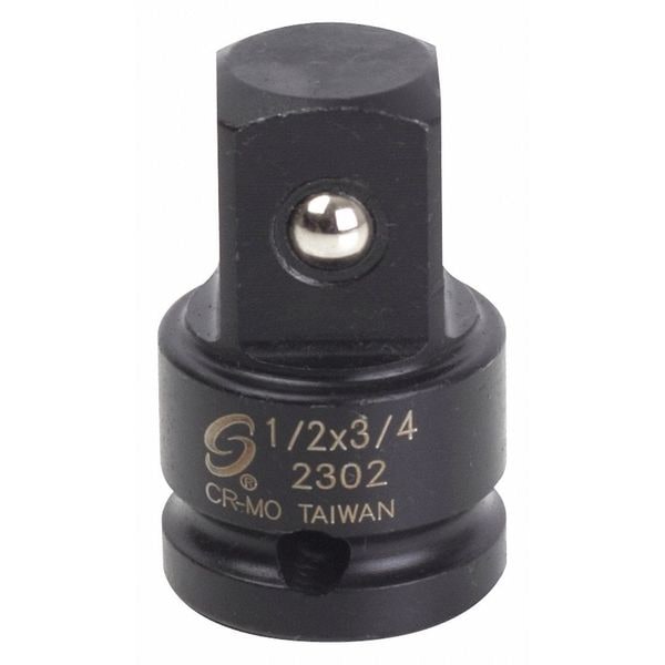 Sunex 1/2" Drive Drive, 1/2" Female x 3/4" Male Adapter, SAE, 1 pcs - 2302