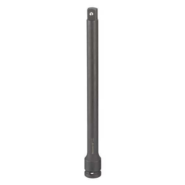 Westward 1/2" Drive Impact Socket Extension, SAE, 1 pcs, Black Oxide, 10 in L - 45KG88