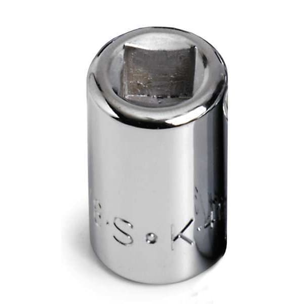 Sk Professional Tools 3/8" Drive, 4 pt SAE, Socket, 4 Points, Steel, Chrome, 11/32 in - 41441