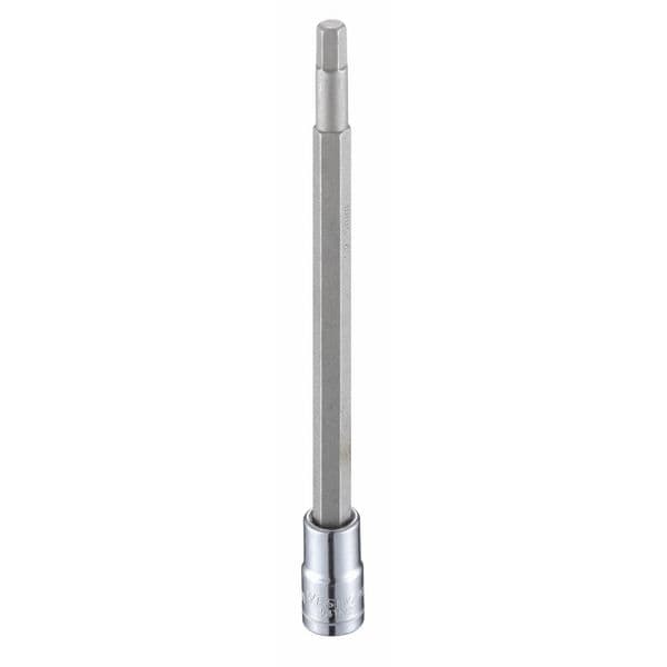 Westward 1/4 in Drive Hex Socket Bit Metric 5 mm Tip, 4 3/4 in L - 54TM22