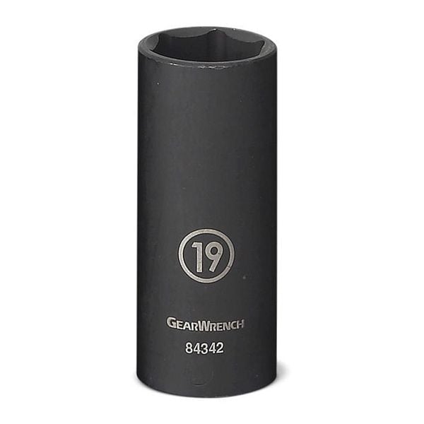 Gearwrench 3/8" Drive 6 Point Deep Impact Metric Socket 12mm - 84335N