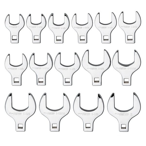 Atd Tools ATD 15-Piece SAE 1/2-inch Drive Jumbo Crowfoot Wrench Set - 99370