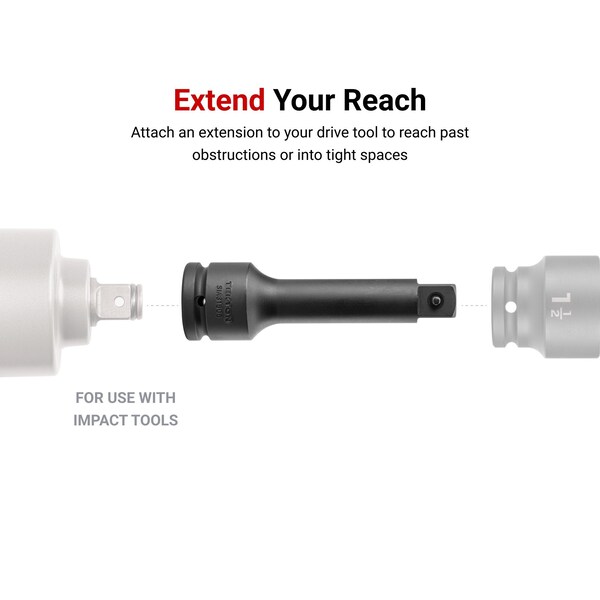Tekton 3/4 Inch Drive Accessories Set, 5-Piece Pin Detent - SIA93006