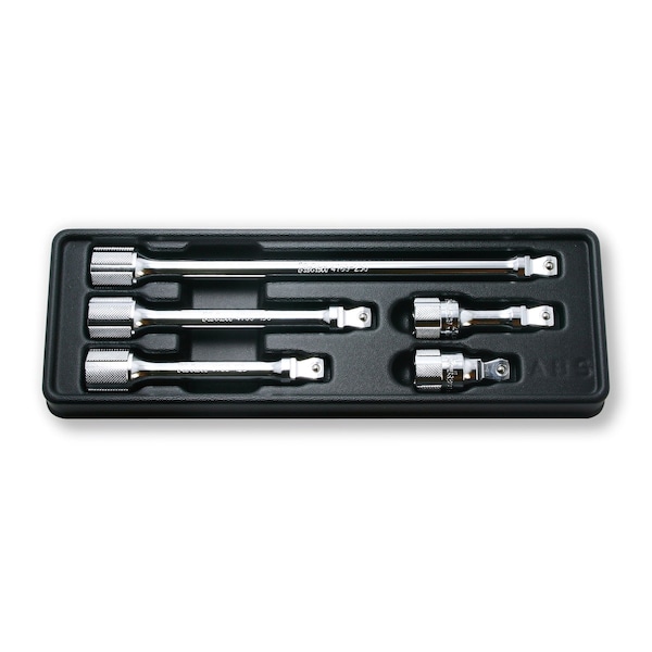 Ko-Ken Wobble-Fix Extension Bar set 50-250mm ABS Tray 5 pieces 1/2 Sq. Drive - PK4763/5