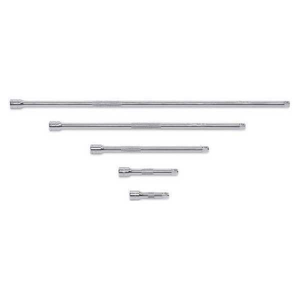 Gearwrench 5 Piece 1/4" Drive Extension Set 2", 3", 6", 10" & 14" - 81002D