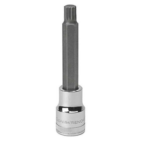 Gearwrench Triple Square Bit Socket 1/2" Drive x 12mm, 4.680" Length, Chrome plated - 80666