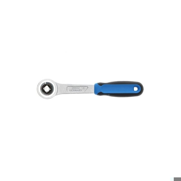 Gedore 1/4" Drive Ratchet Handle, Coupler 1/4" 129mm, Chrome - 2093 Z-94