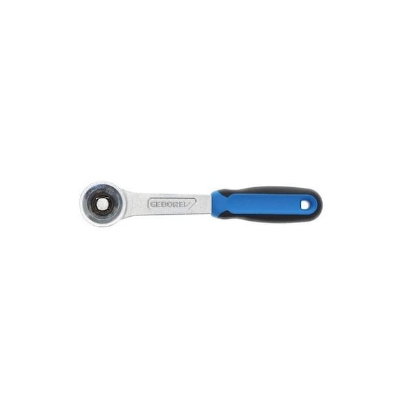 Gedore 1/4" Drive Ratchet Handle, Coupler 1/4" 129mm, Chrome - 2093 Z-94